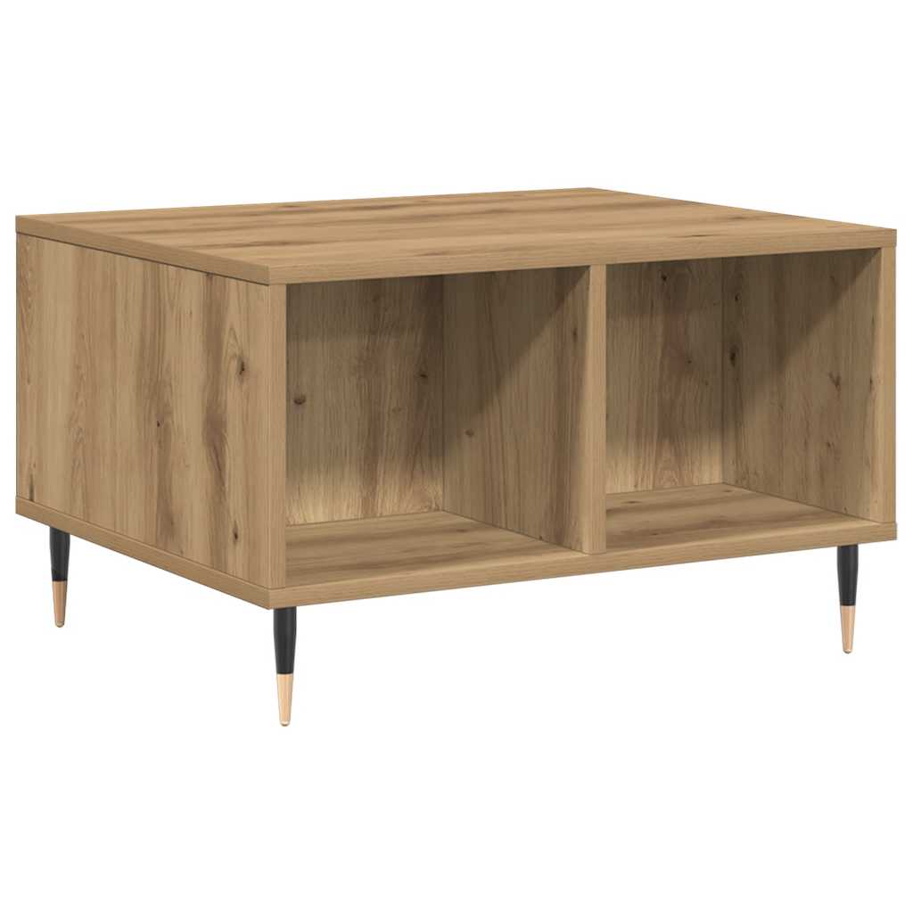 vidaXL Coffee Table Artisan Oak 60x50x36.5 cm Engineered Wood 6