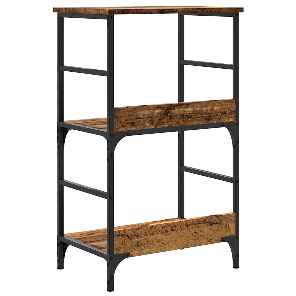 vidaXL Book Cabinet Old Wood 50x33x82 cm Engineered Wood 6