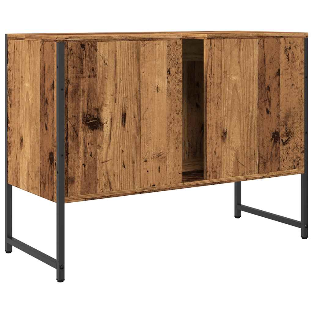 vidaXL Bathroom Sink Cabinet Old Wood 80x33x60 cm Engineered Wood 6