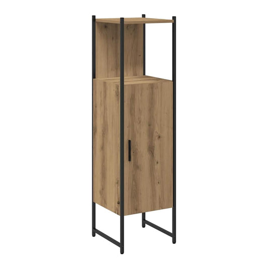 Bathroom Cabinet 33x33x120,5 cm Engineered Wood Artisan oak