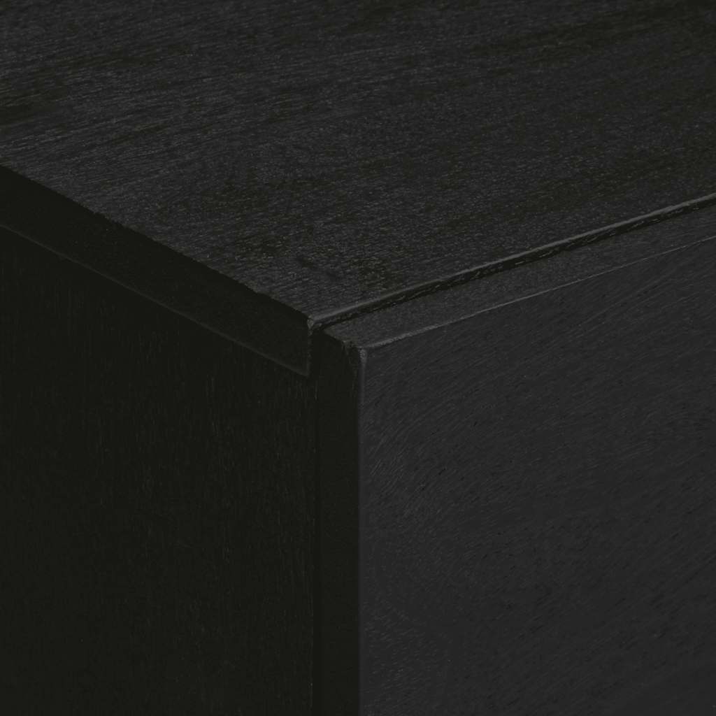 vidaXL Bedside Cabinet Black 50x33x60 cm Engineered Wood 6