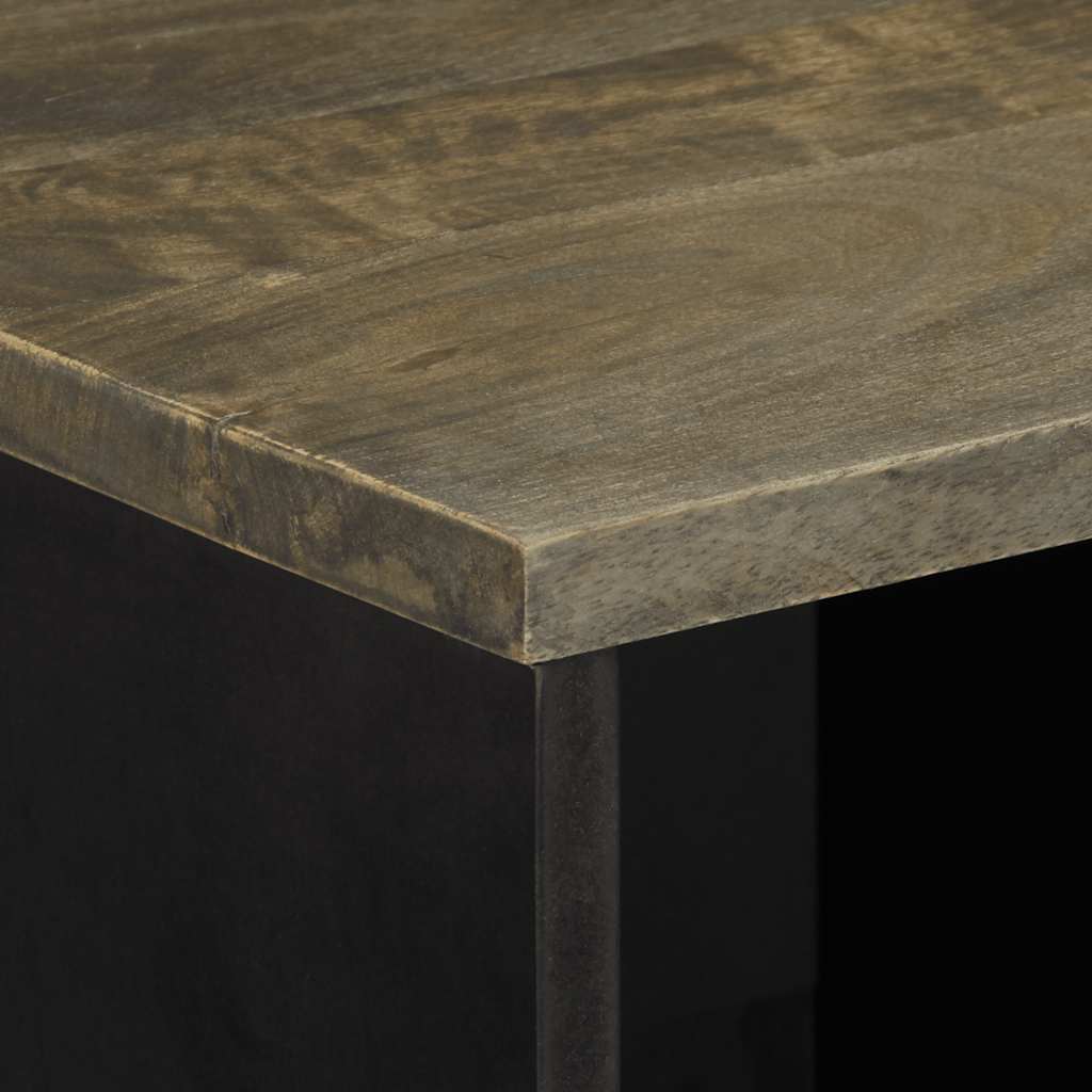 vidaXL Sideboard 80x33x75 cm Solid Wood Mango 6