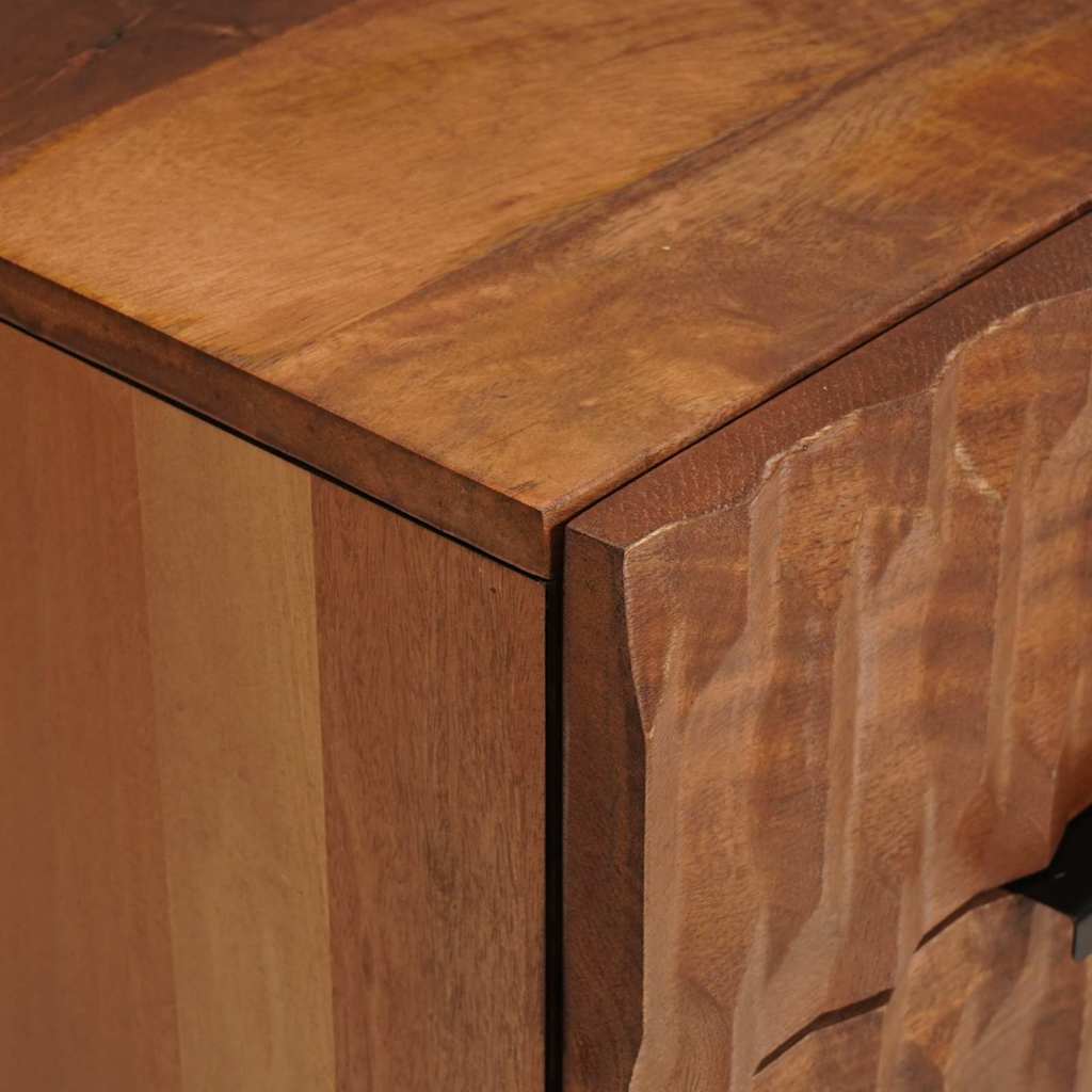 vidaXL Bedside Cabinet Brown 50 x 33 x 60 cm Solid Mango Wood 6