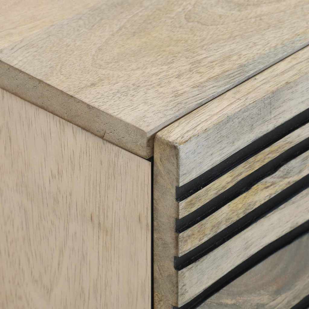 vidaXL Bedside Cabinet White 40 x 33 x 46 cm Engineered Wood 6