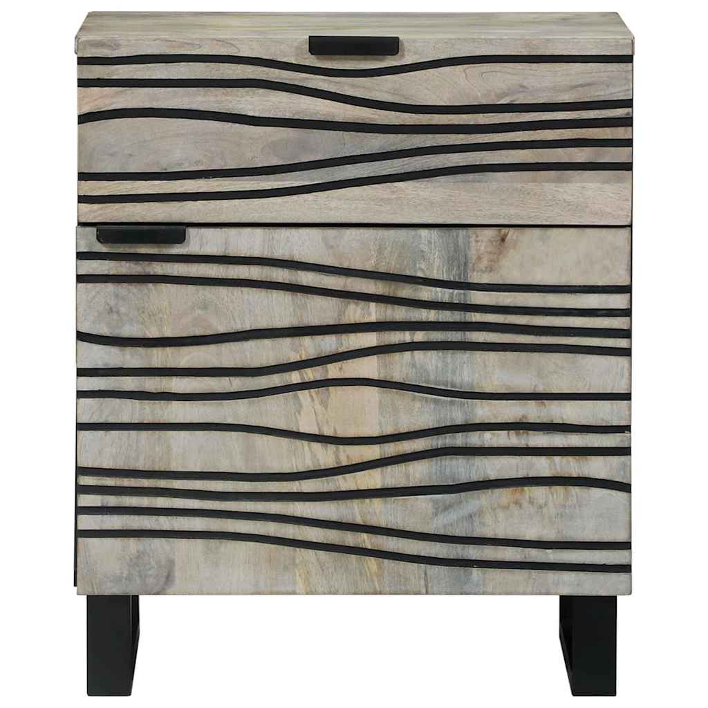 Bedside Cabinet 50 x 33 x 60 cm Engineered Wood White