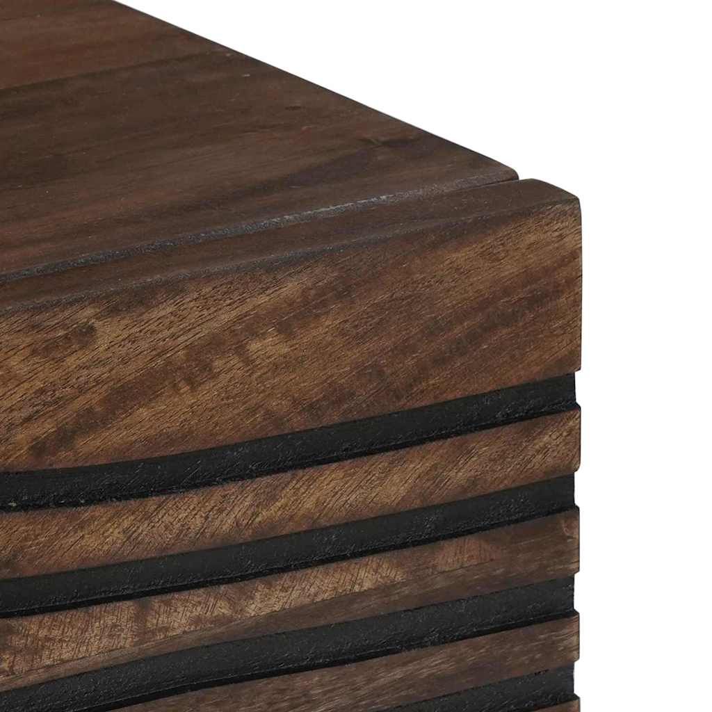 vidaXL Coffee Table Walnut 80 x 50 x 40 cm Engineered Wood 6