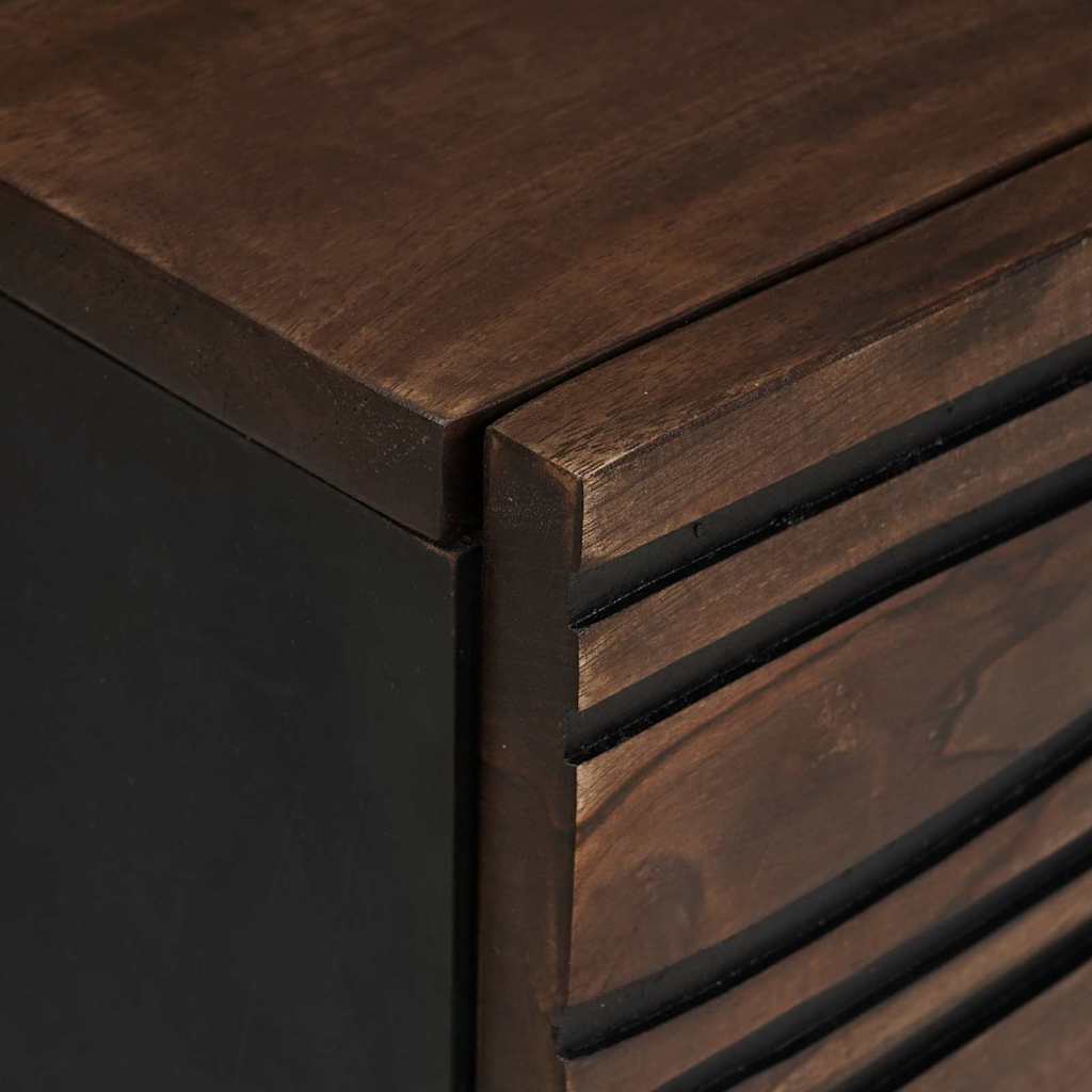 vidaXL Coffee Table Walnut 80 x 50 x 40 cm Engineered Wood 6