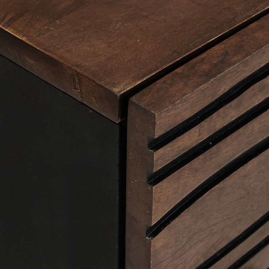 vidaXL Bedside Cabinet Walnut 50 x 33 x 60 cm Engineered Wood 6