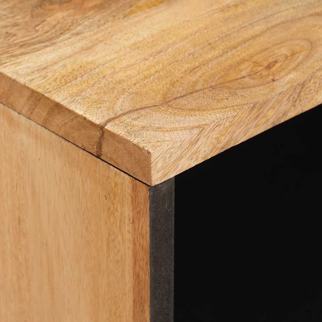 vidaXL Bedside Cabinet Natural 50 x 33 x 62 cm Solid Mango Wood 6