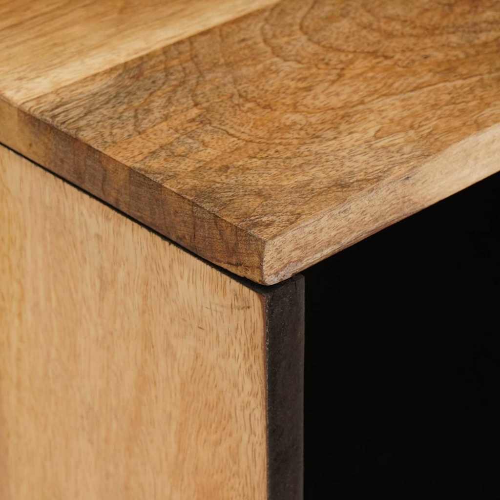 vidaXL TV Cabinet Brown 80 x 33 x 46 cm Solid Mango Wood 6