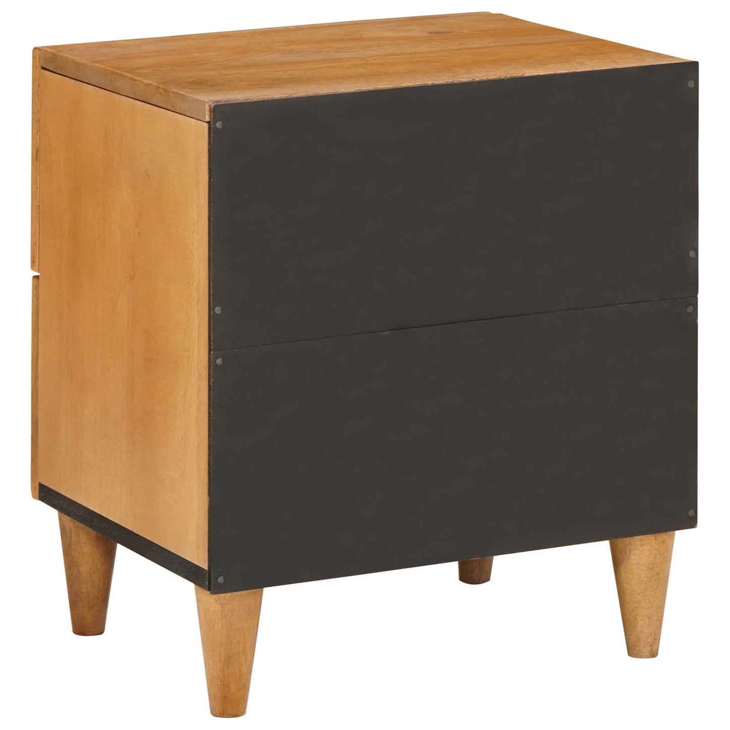 vidaXL Bedside Cabinet Light Brown 40 x 33 x 46 cm Engineered Wood 6