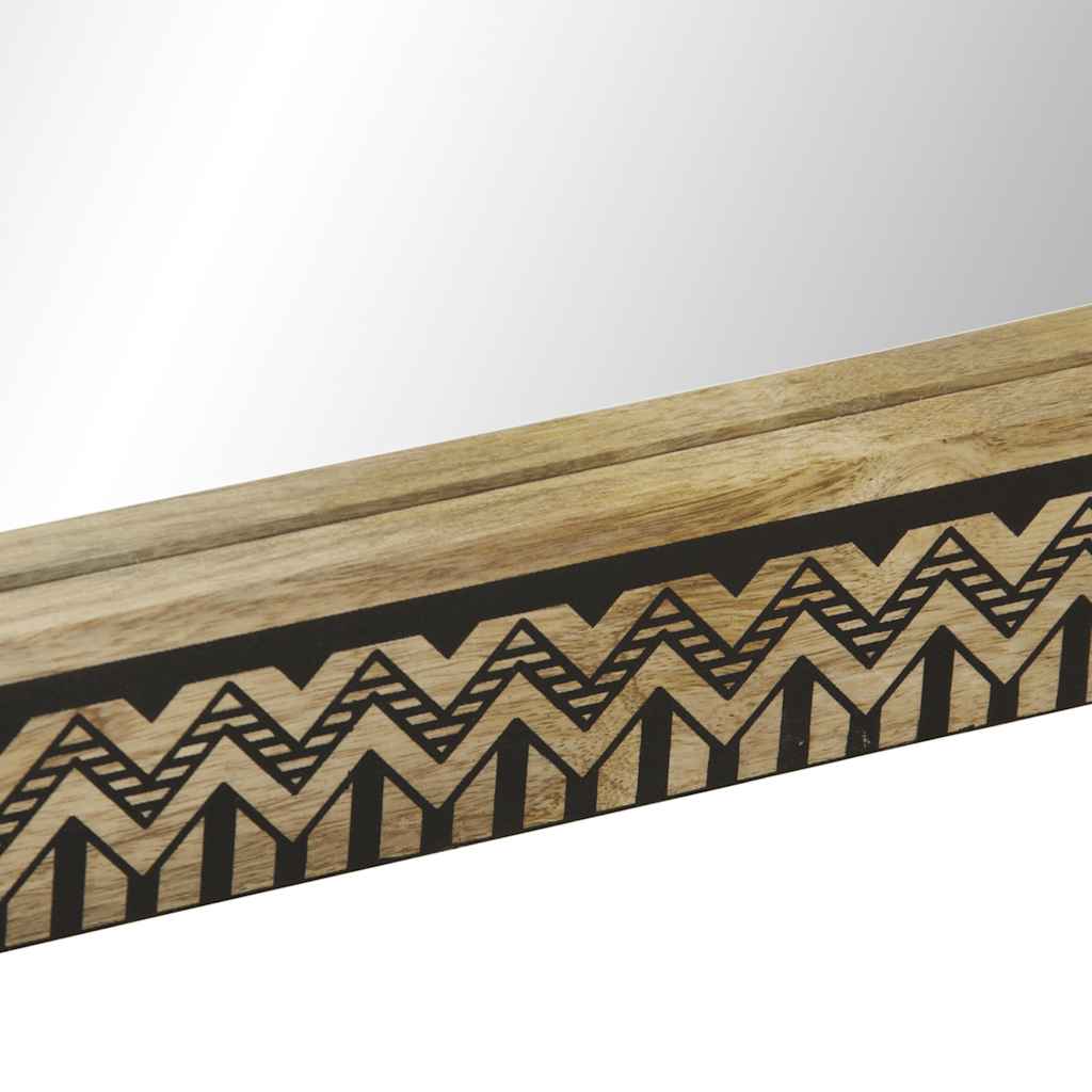 vidaXL Bathroom Mirror 50x70 cm Solid Wood Mango and Glass 6