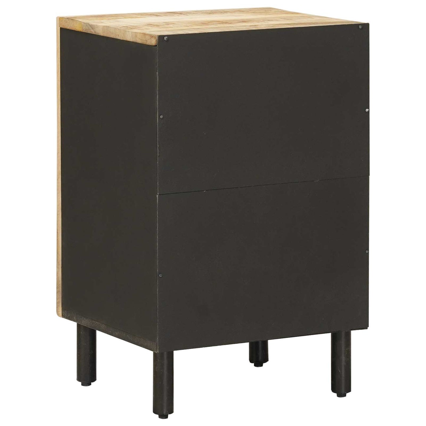 vidaXL Bathroom Cabinet with Storage Brown and Black 38 x 33.5 x 58 cm 6