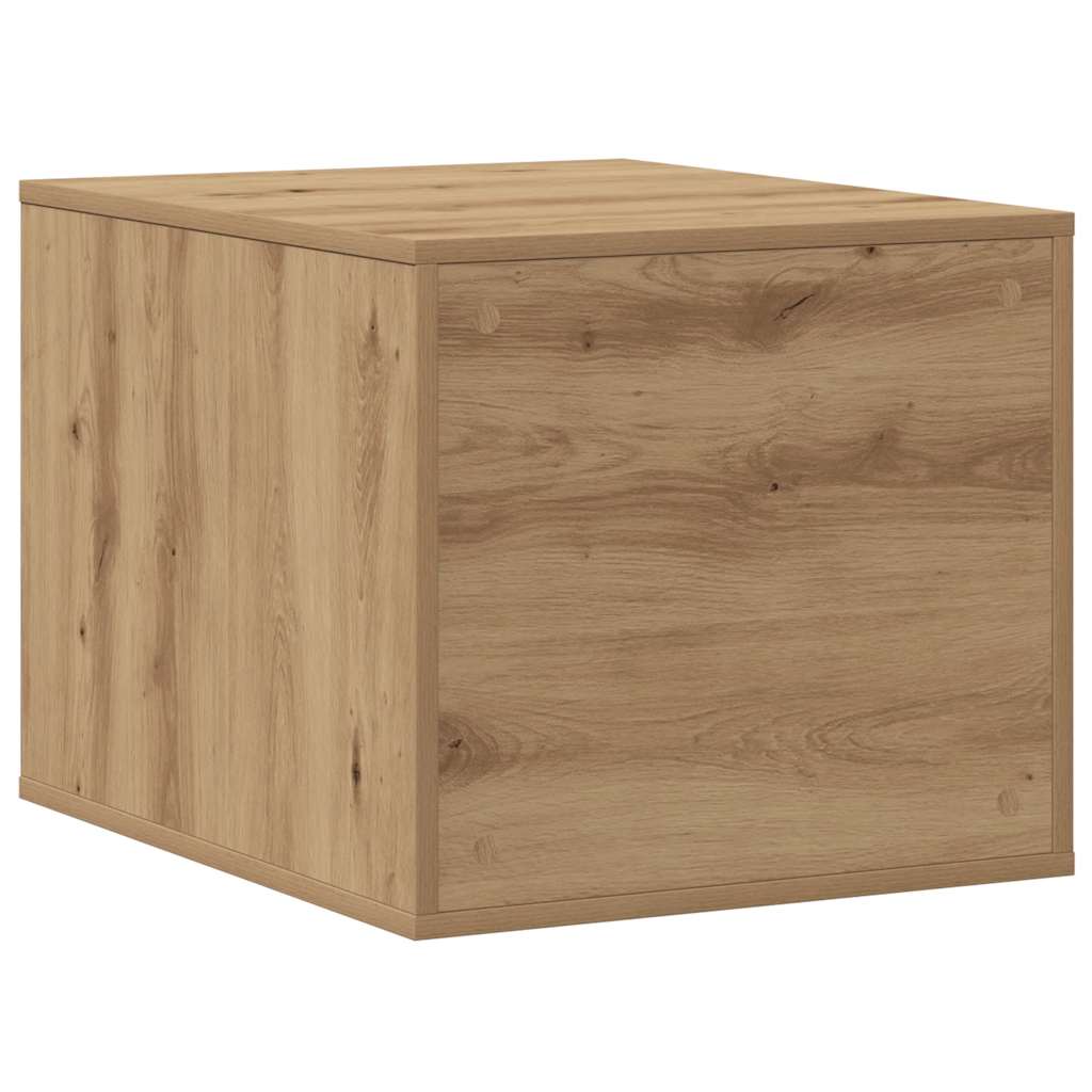 vidaXL Cat Litter Box Enclosure Artisian Oak 47x59x42 cm Engineered Wood 6