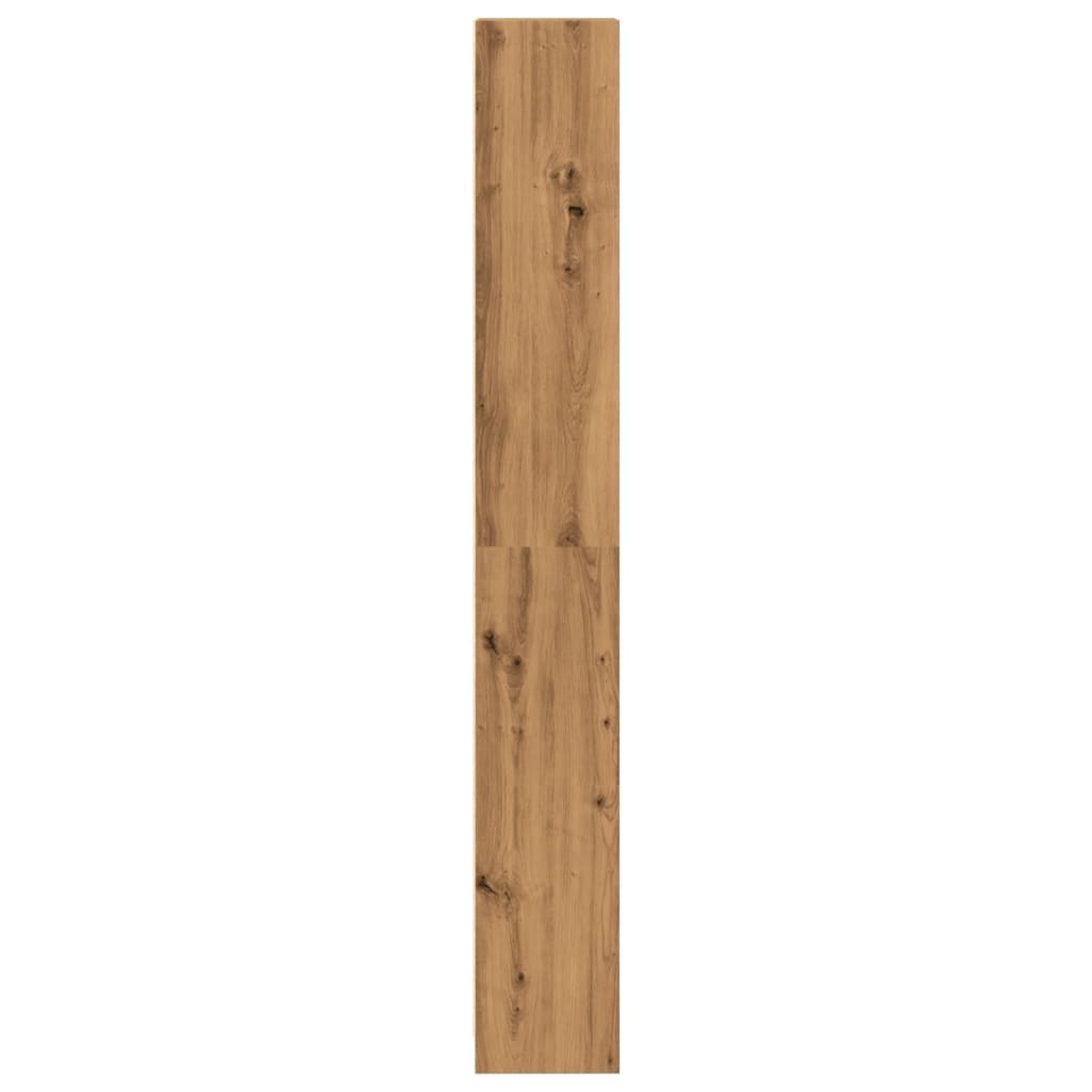 vidaXL Bookcase Artisian Oak 40x24x176 cm Engineered Wood 6