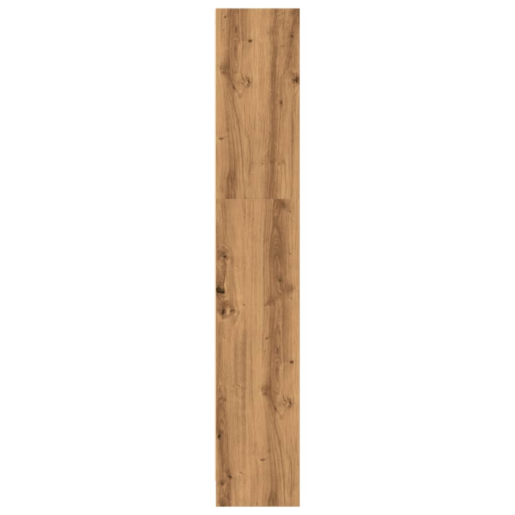 vidaXL Bookcase Artisian Oak 80x24x143 cm Engineered Wood 6