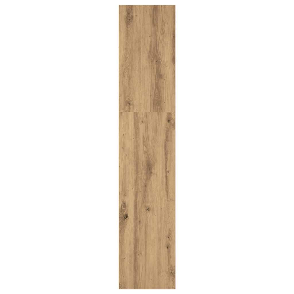 vidaXL Bookcase Artisian Oak 40x30x152 cm Engineered Wood 6