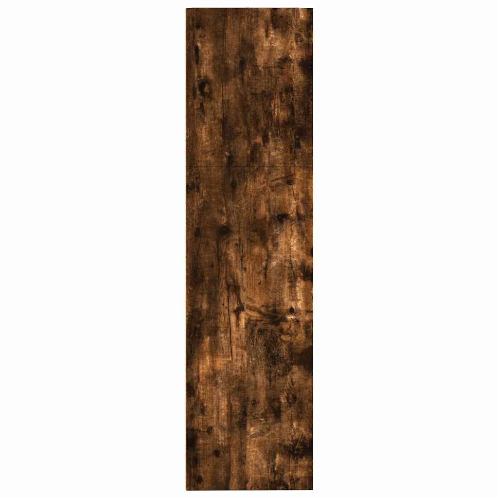 vidaXL Bookcase Smoked Oak 80x30x114 cm Engineered Wood 6