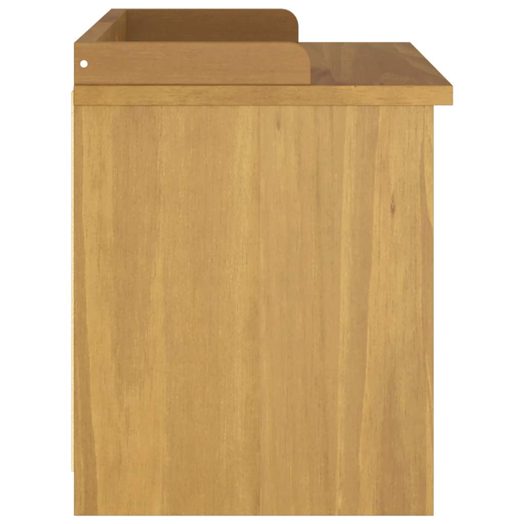vidaXL Hallway Bench SANDNES 87x40x50 cm Solid Wood Pine 6