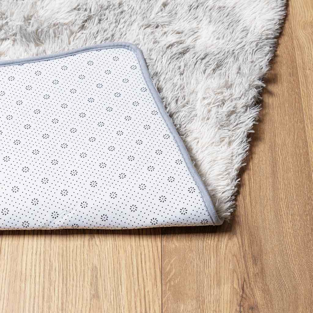 vidaXL Shaggy Rug High Pile NAVARRA Silver Grey 160x230 cm Polyester 6