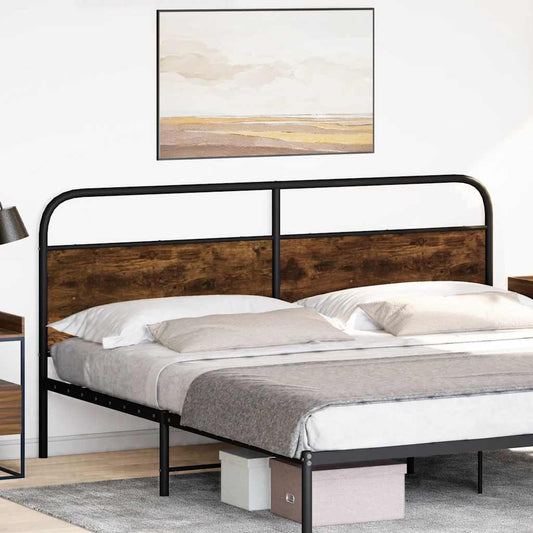 The headboard is fitted to a bed in a bedroom setting with bedside tables