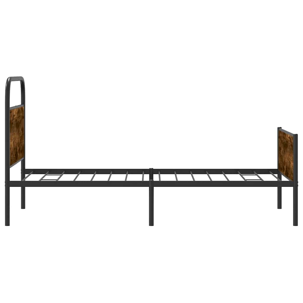 vidaXL Bed Frame without Mattress 90x190 cm Sonoma Oak Engineered Wood 6