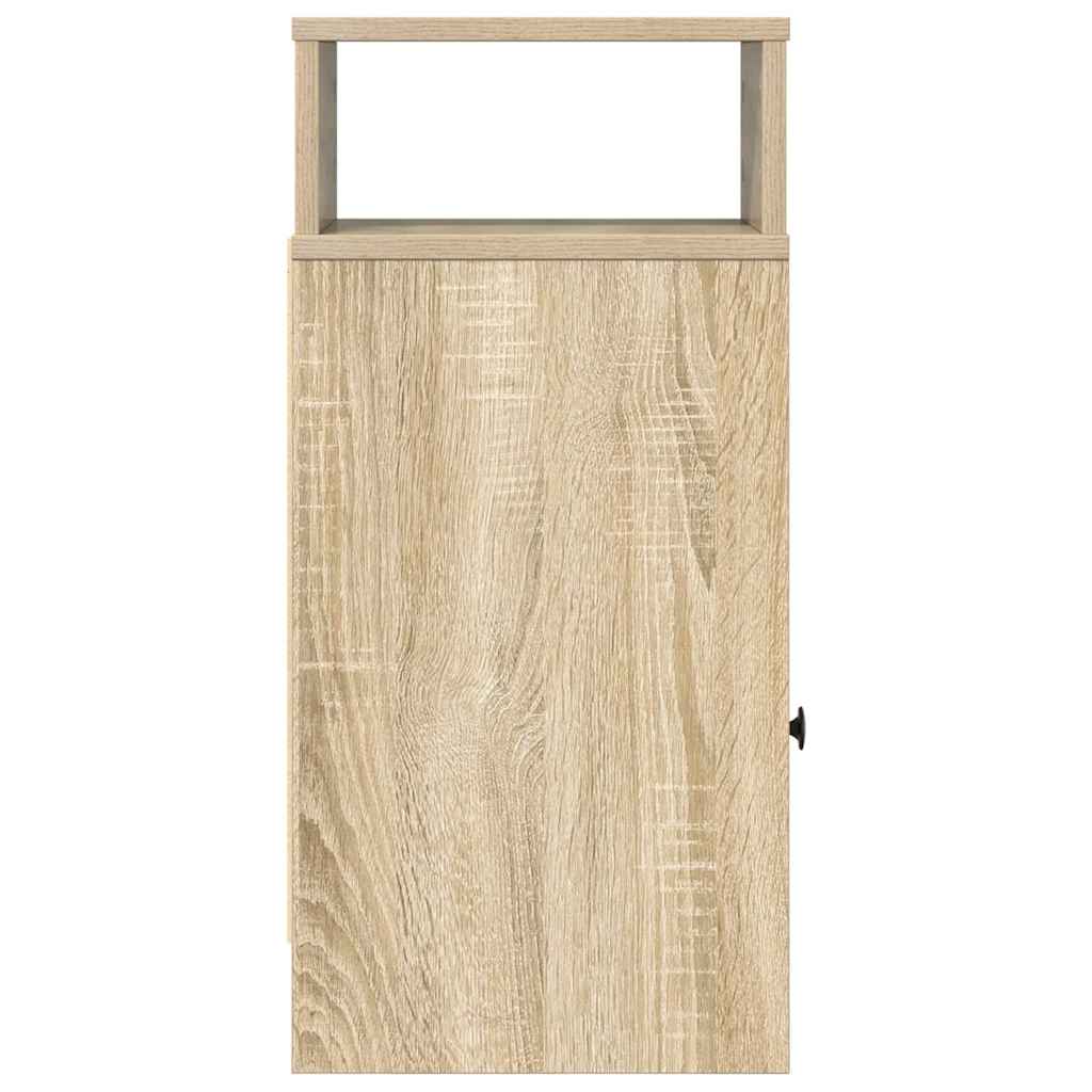 vidaXL Bedside Cabinet with Drawer Sonoma Oak 25x31x66 cm 6