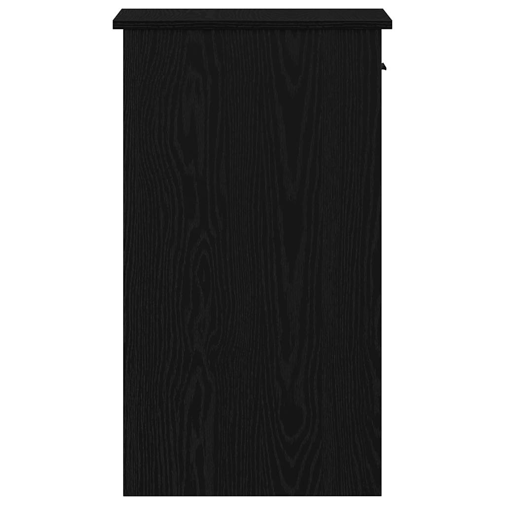 vidaXL Computer Tower Stand with Drawer Black 35x45x77 cm 6