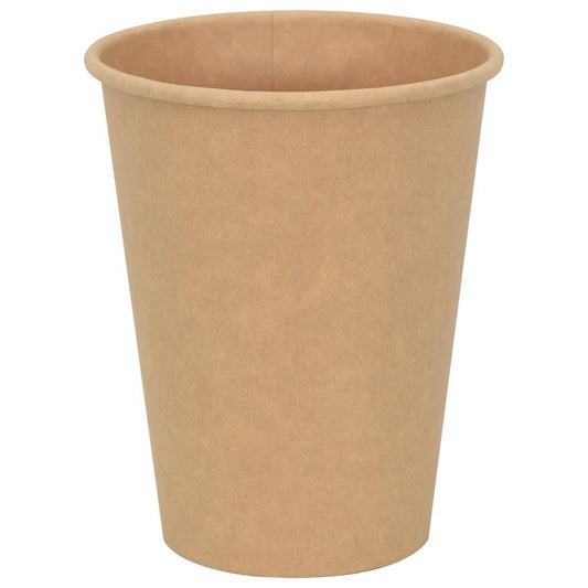 vidaXL Paper Coffee Cups 1000 pcs 12oz 300ml Brown 2