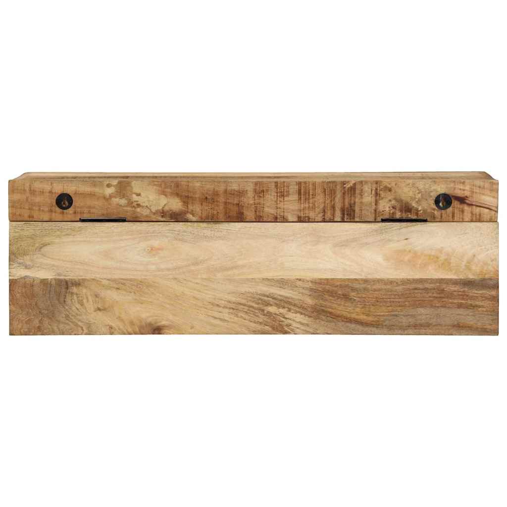 vidaXL Coat Rack Wall-mounted Brown 73 x 19 x 23 cm Solid Mango wood 6
