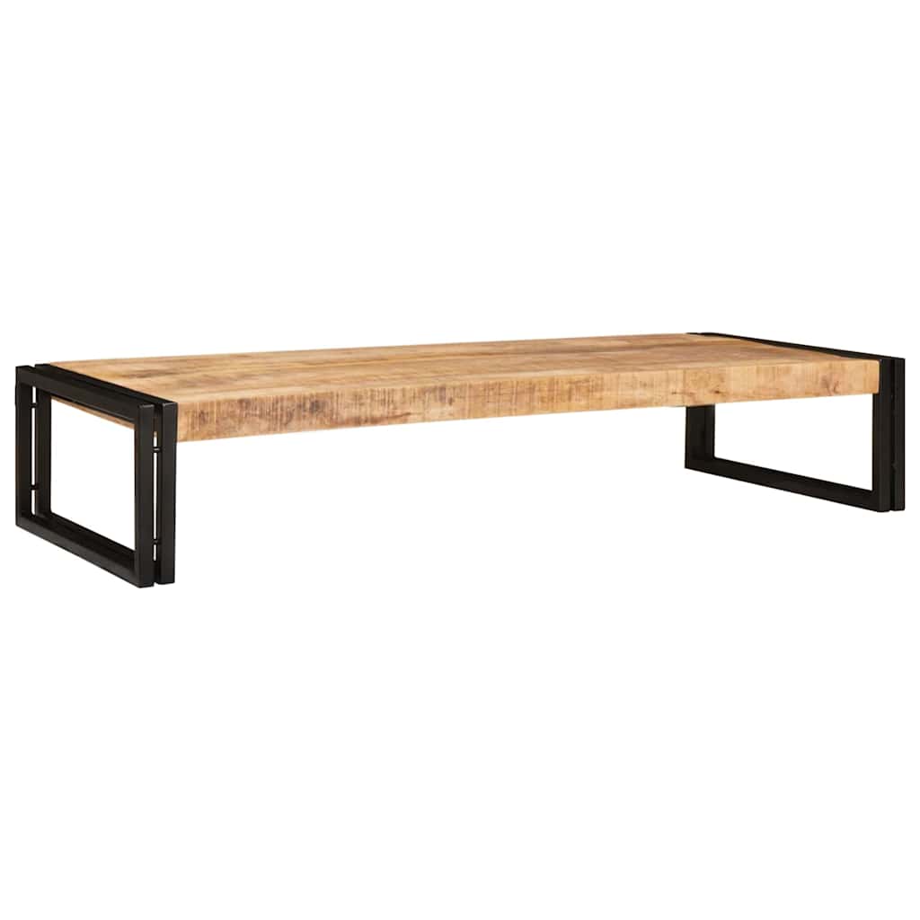 vidaXL Bathroom Shelf for Brown Soild Rough Mango Wood