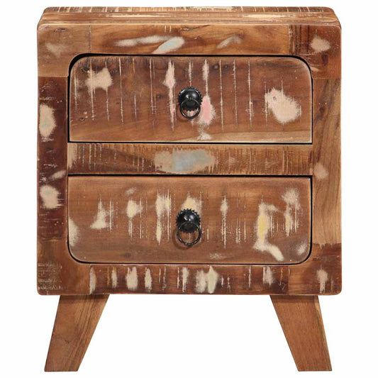 Bedside Cabinet 40x32x46 cm Solid Wood Reclaimed Solid reclaimed wood 1