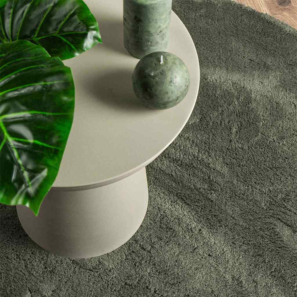 vidaXL Carpet HUARTE Forest Green 100 x 200 cm 100% Polyester 6