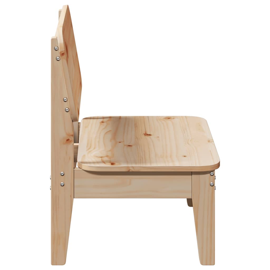 vidaXL Garden Chairs 2 pcs 60x52,5x72 cm Solid Wood Pine 6