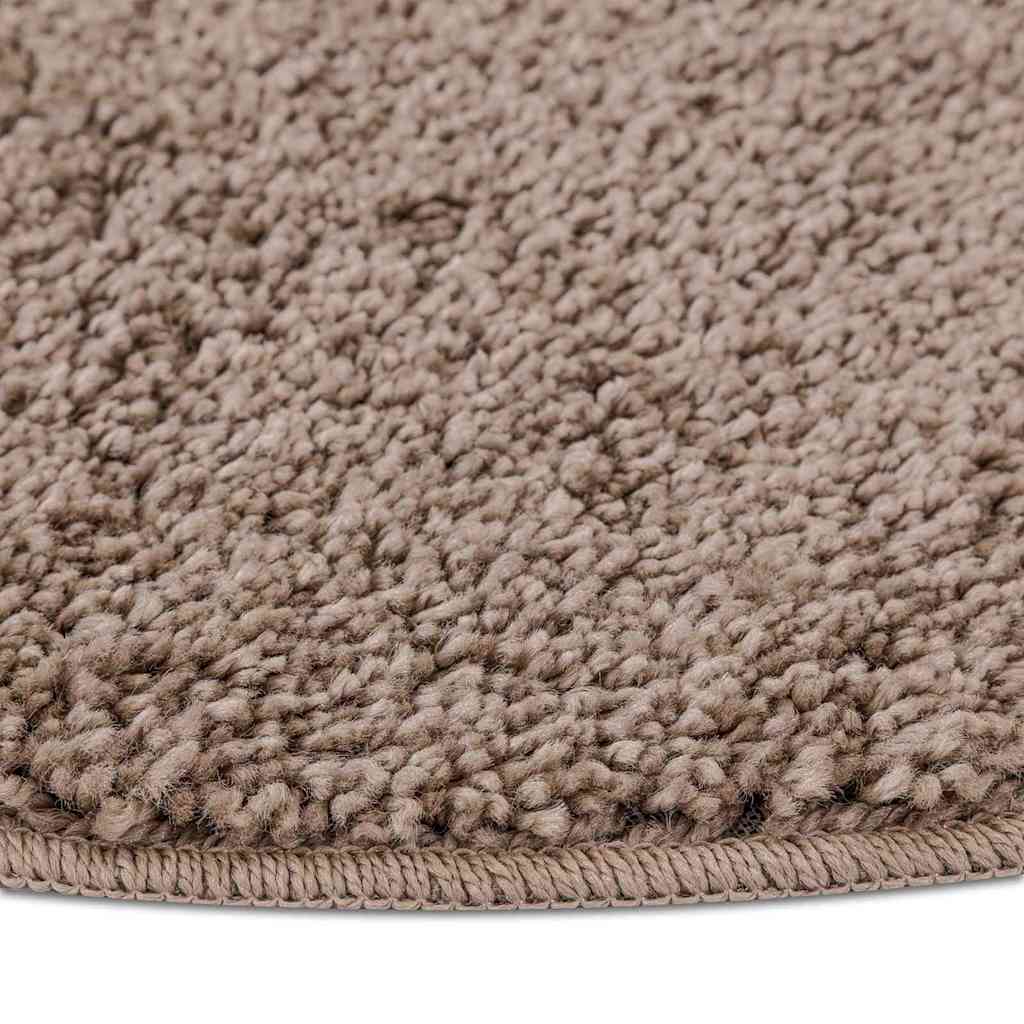 vidaXL Anti-slip Shaggy Rug Brown 160 x 160 cm PP 6