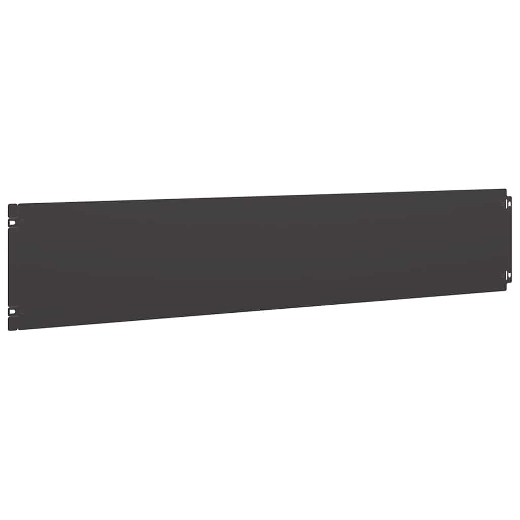 vidaXL Lawn Edgings 10 pcs Black 20x103 cm Cold-rolled Steel 6