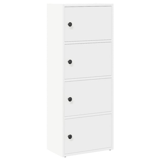 vidaXL Bookcase White 40x24x102 cm Engineered Wood 2