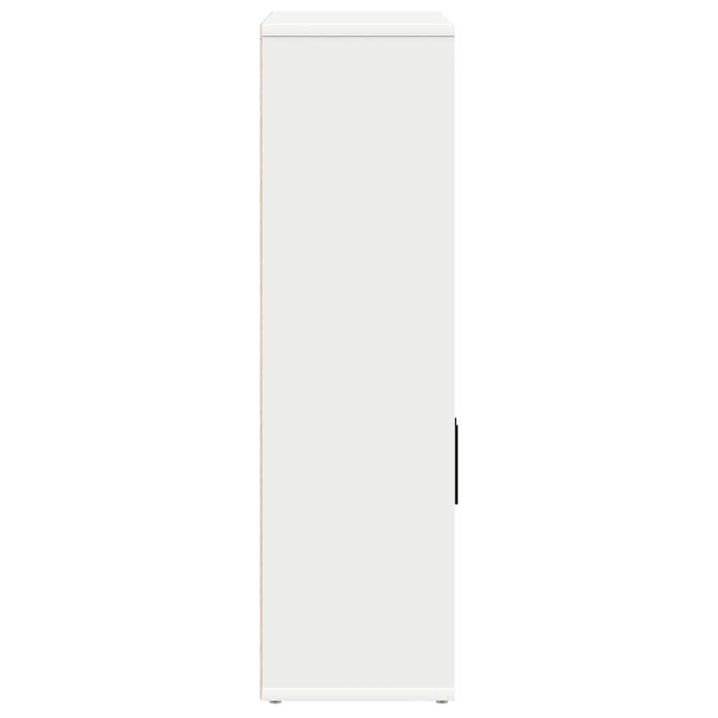 vidaXL Bookcase White 60x24x85 cm Engineered Wood 6