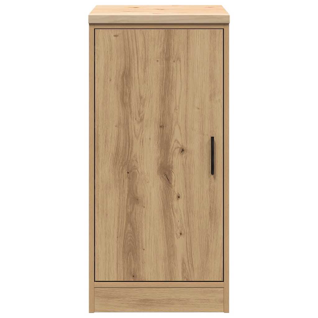 vidaXL Garage Storage Cabinet Artisan Oak 40x51x85 cm Solid Wood Pine 6