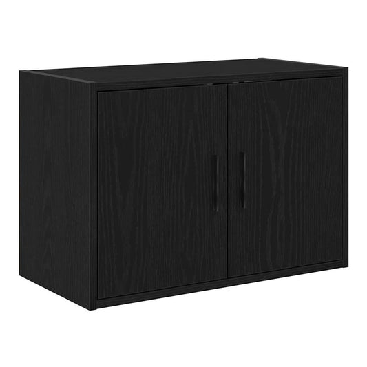 Garage Wall Cabinet Engineered Wood 1 60 x 30 x 41 cm Black