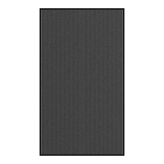 Doormat Stripe Black and Grey 200 cm