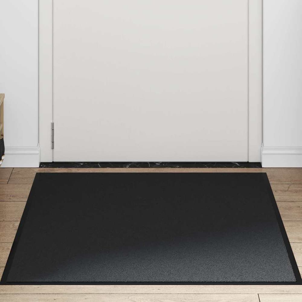 vidaXL Doormat Black