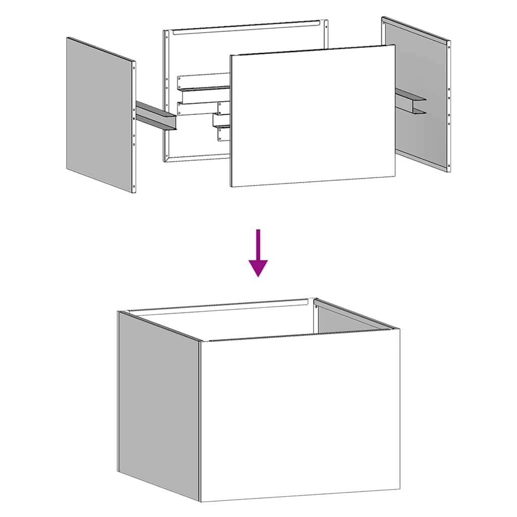 vidaXL Planter 40x40x30 cm Stainless Steel 6
