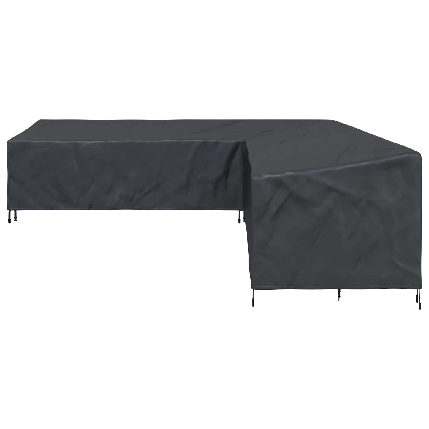 vidaXL Furniture Cover 325 x 325 x 80 cm 600D Oxford Fbric L-Shape 6