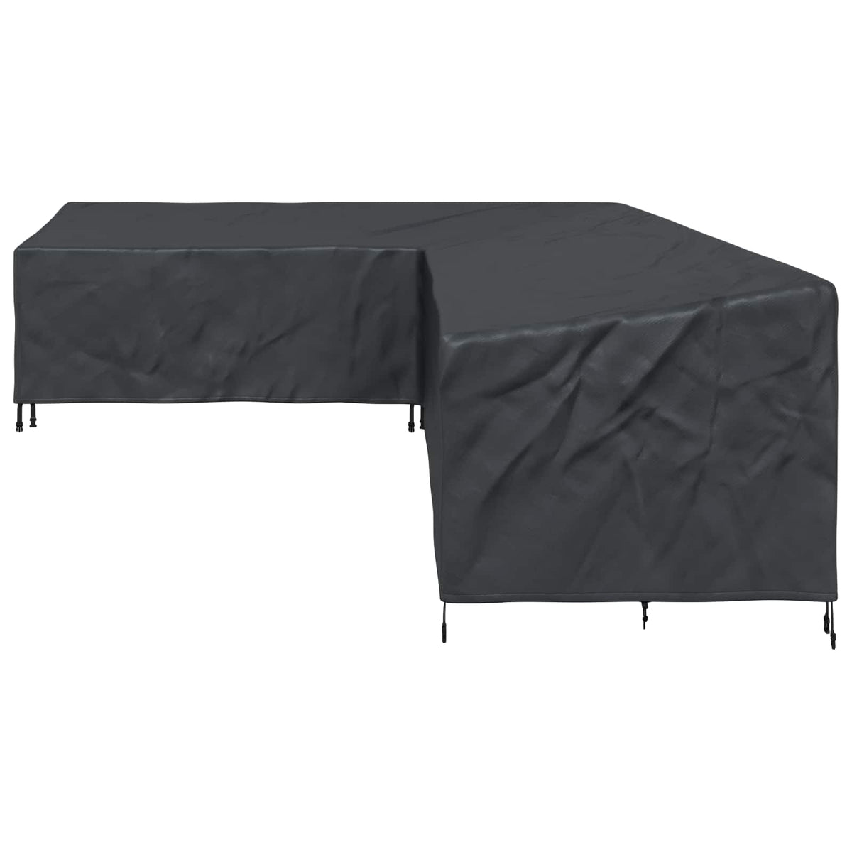 vidaXL Furniture Cover 355 x 275 x 80 cm 420D Oxford Fbric L-Shape 6