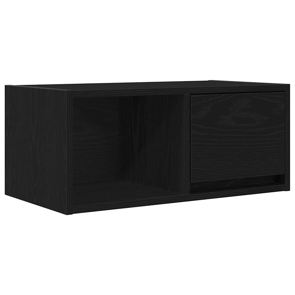 vidaXL TV Cabinets 2 pcs Black Oak 60x31x25.5 cm Engineered Wood 6