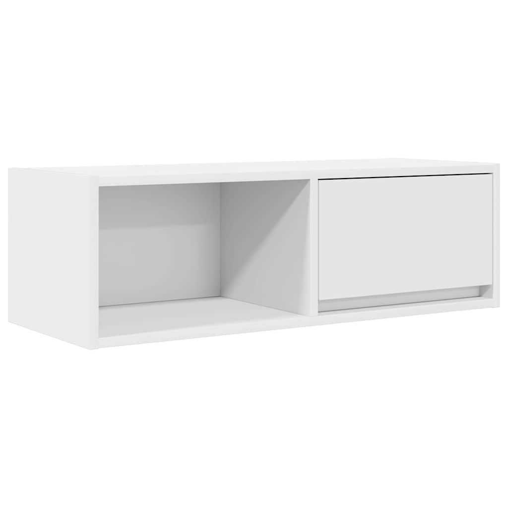 vidaXL TV Cabinets 2 pcs White 80x31x25.5 cm Engineered Wood 6