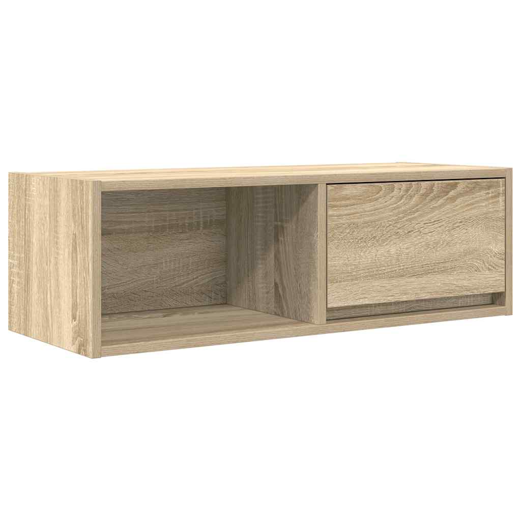 vidaXL TV Cabinets 2 pcs Sonoma Oak 80x31x25.5 cm Engineered Wood 6