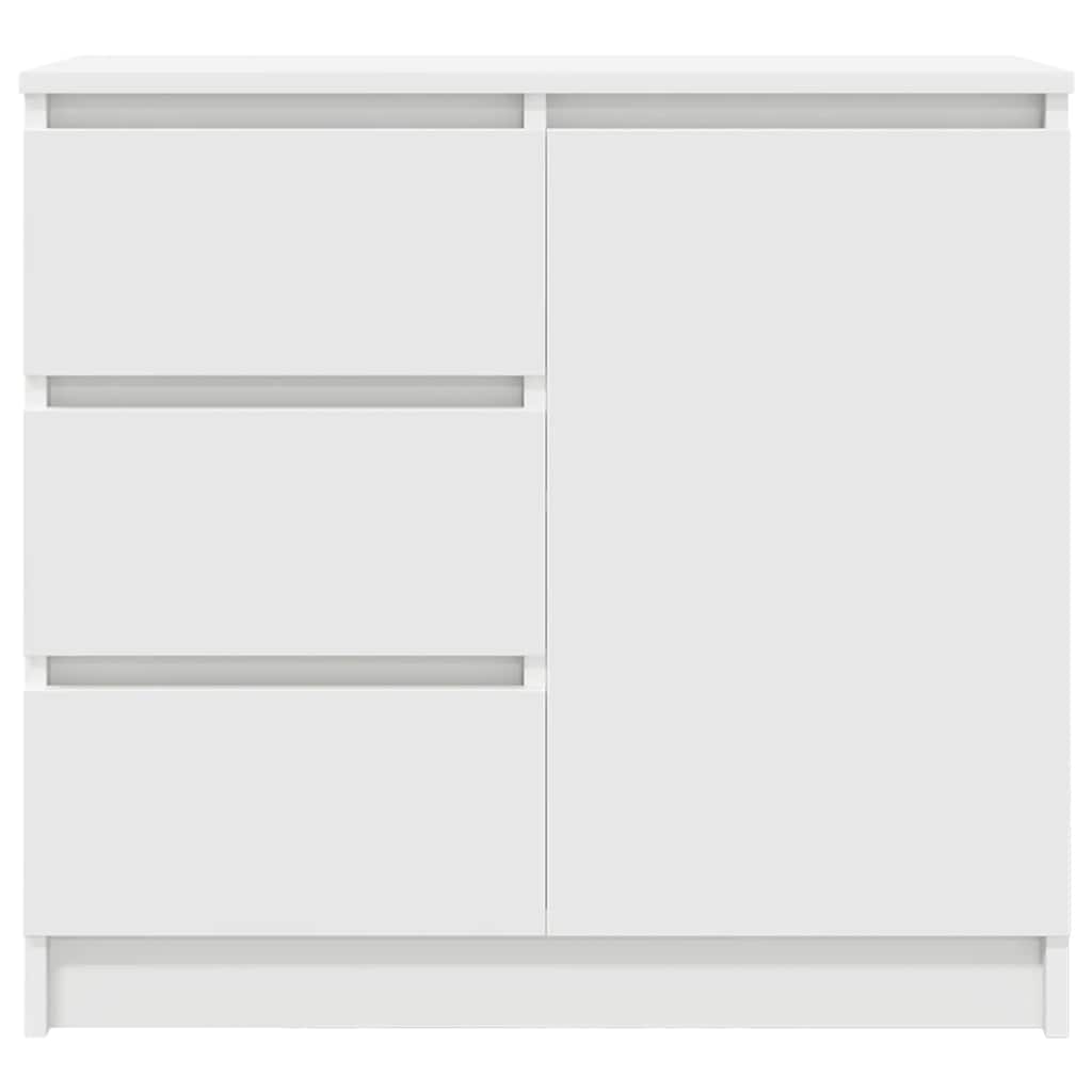 vidaXL Sideboard with Drawer White 71x35x65 cm Engineered Wood 6