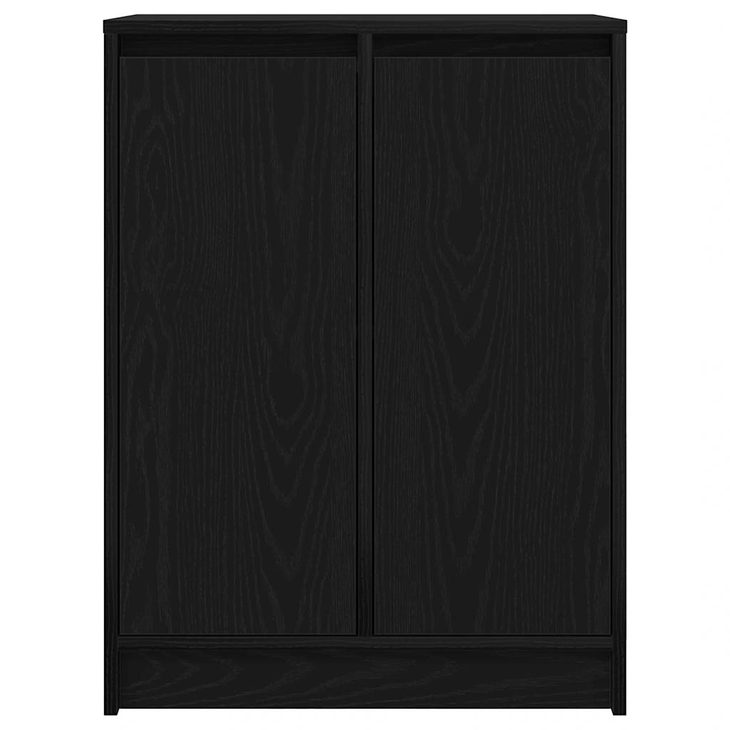 vidaXL Sideboard Black Oak 57x34x76 cm Engineered Wood 6